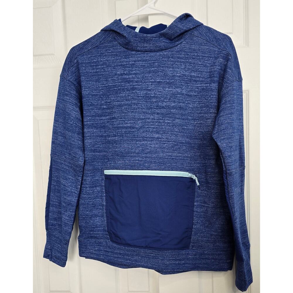 All in Motion Boys' Premium Fleece Hoodie Blue- Size XL (14)